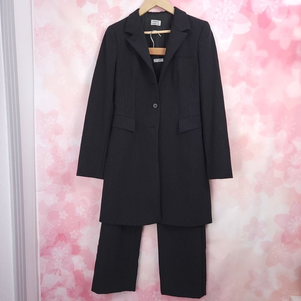 Philosophy di Alberta Ferretti Vintage Blazer and Trouser Pinstripe Set Size 6